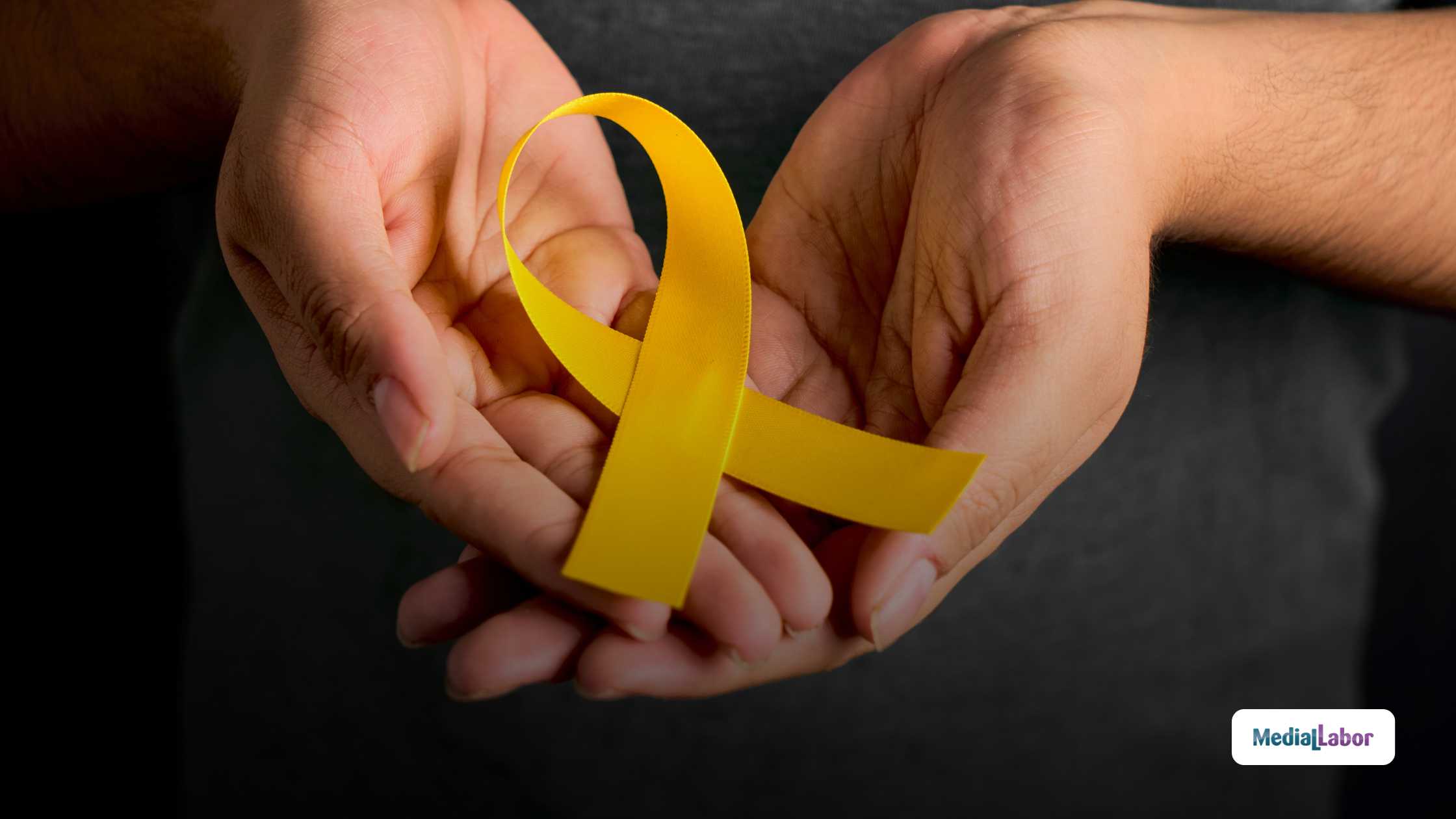 Essa imagem demonstra a representatividade do setembro amarelo- Medial Labor